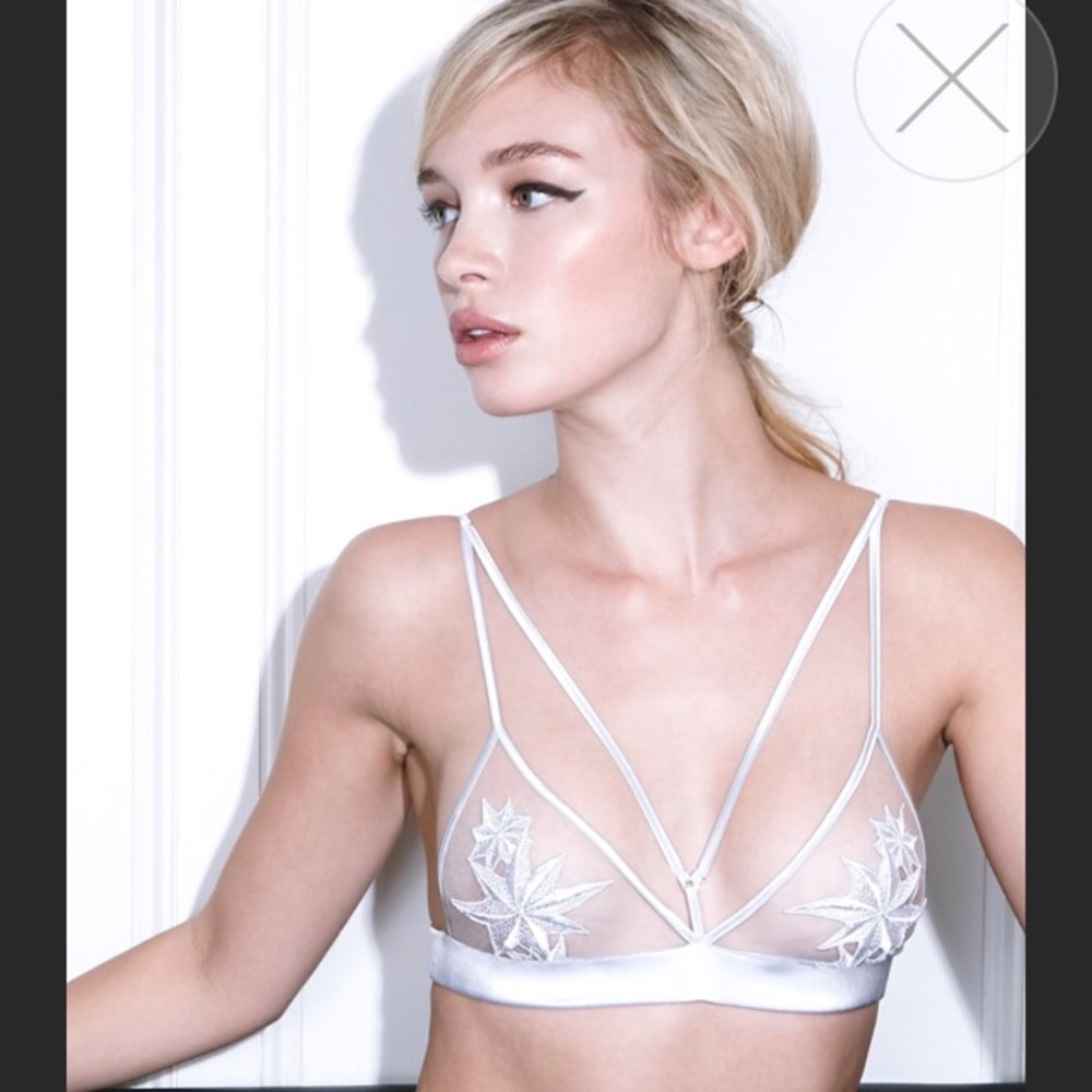 Fleur of England SILK bralette